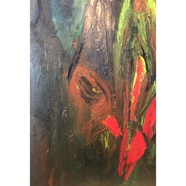 Ralph Rosenborg, Large Colorful MCM Abstract Expressionist Oil Painting Modernist Ralph Rosenborg, 1965 For Sale - Image 13 of 14