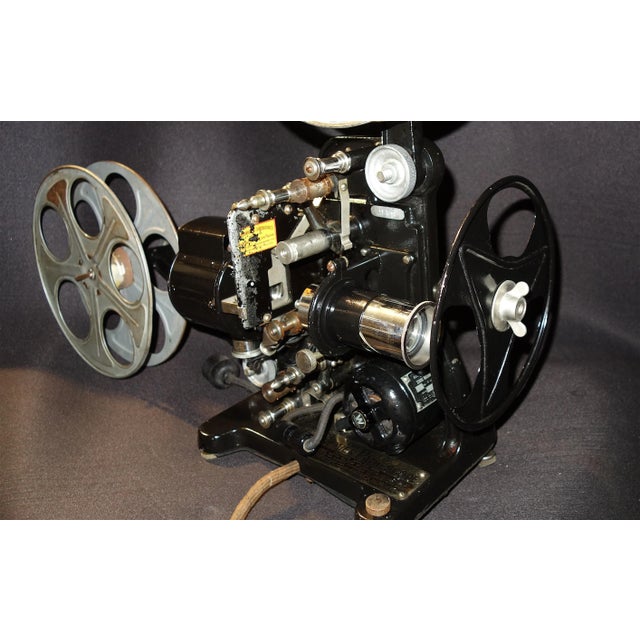 Art Nouveau Antique Circa 1916 "New Premier Pathescope 28mm Cinema Projector" For Sale - Image 3 of 13