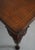 1980s Baker Walnut Stately Homes Dining Table For Sale - Image 5 of 18