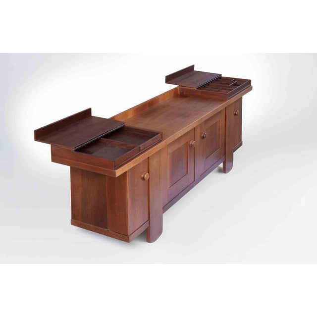 Walnut Cupboard by Silvio Coppola for Bernini, Italy, 1960s For Sale - Image 4 of 11