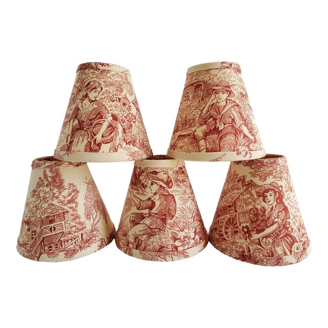 Toile De Jouy Chandelier Lamp ShadesSet of 5 Chairish