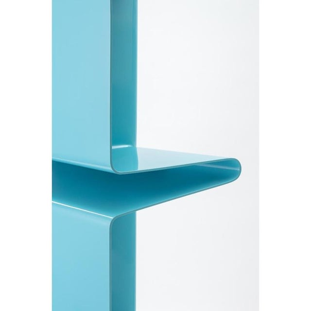 Green Cioccolata Bookshelf in Powder-Coated Aluminum by Altreforme For Sale - Image 8 of 11