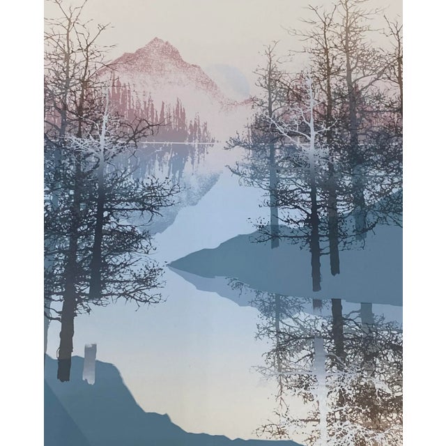 James Hagen 'Windy Waters" Original Serigraph C.1984 Serigraph dimensions 13" wide x 16" high Frame dimensions 23.5" wide...