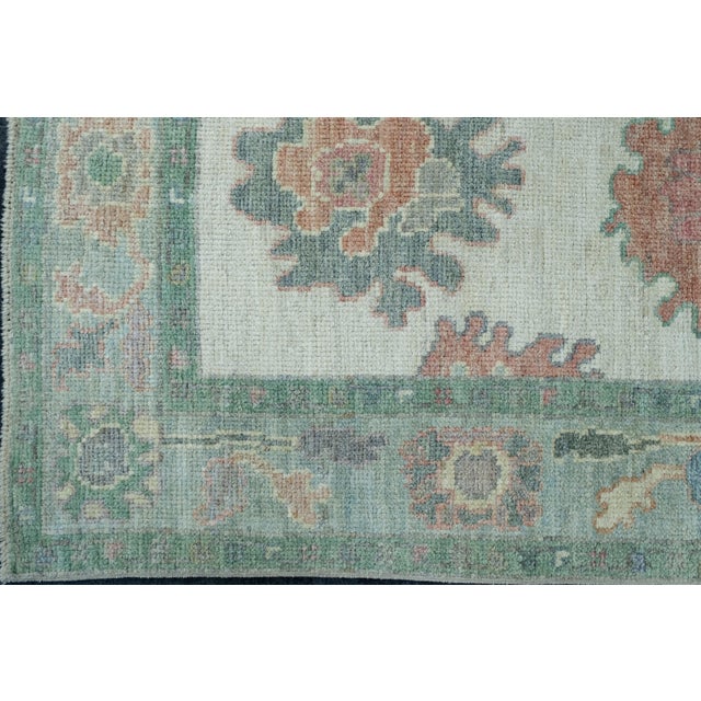 Turkish Turkish Oushak Runner Rug 2'10" x 20'6" #17409 For Sale - Image 3 of 8