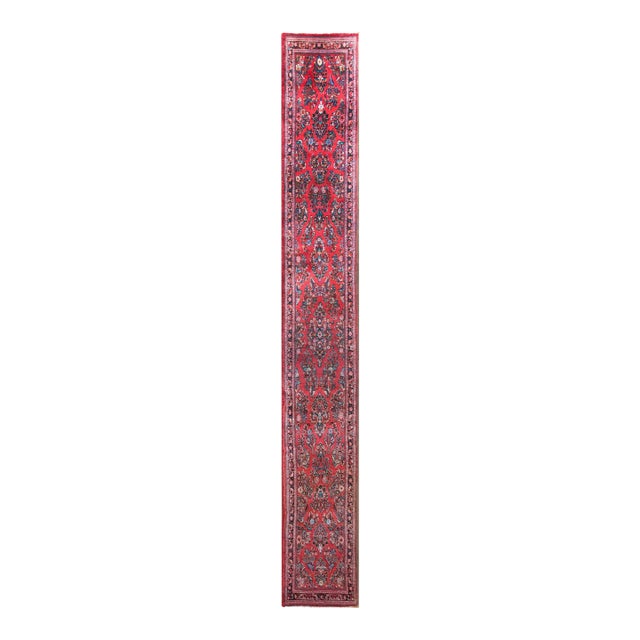 Early 20th Century Sarouk Runer For Sale