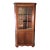 Vintage Solid Wood Corner Cabinet For Sale