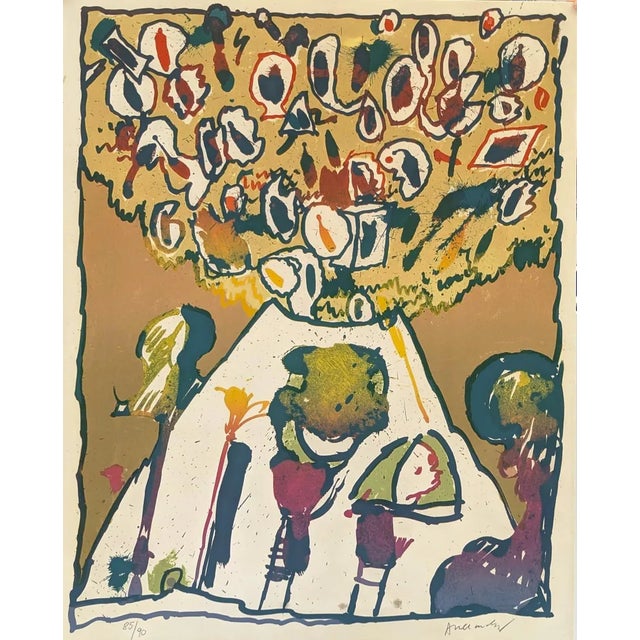 Pierre Alechinsky, Vulcanology, Plate 6, 1971, Lithograph For Sale