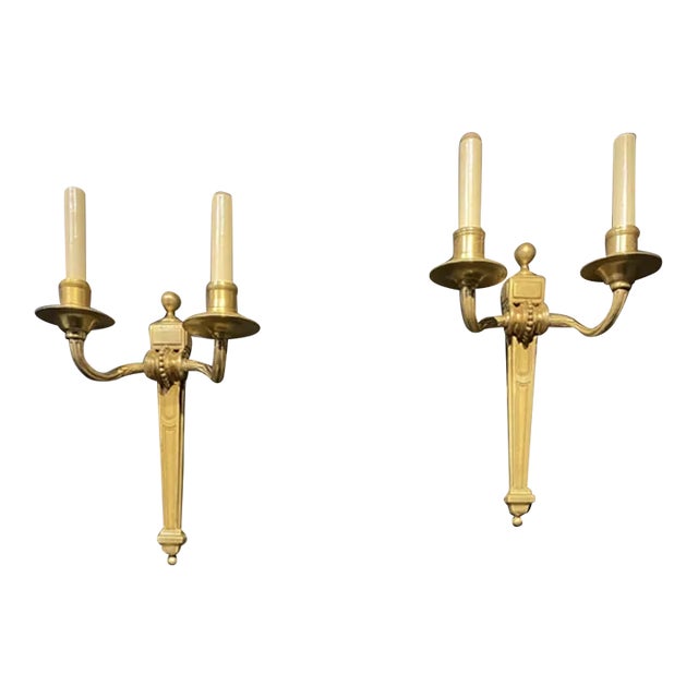 A Pair of Circa 1920’s Caldwell Sconces For Sale