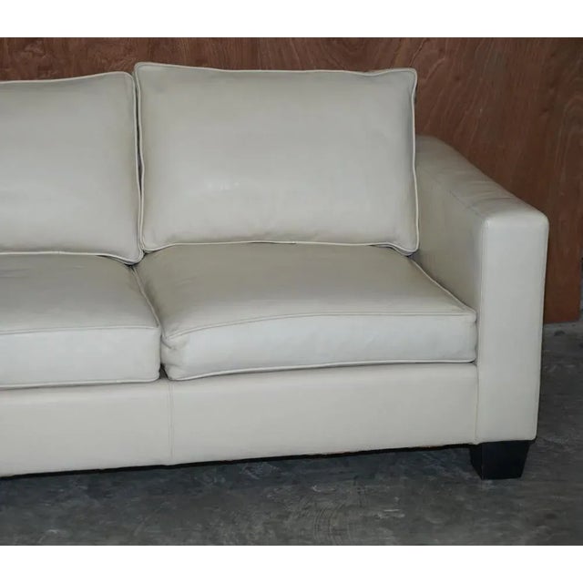 Leather & Mahogany Graham 3-4 Seater Sofa from Ralph Lauren For Sale - Image 5 of 18