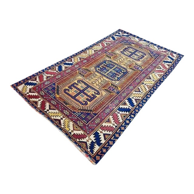 1960s Decorative Vintage Anatolian Rug For Sale