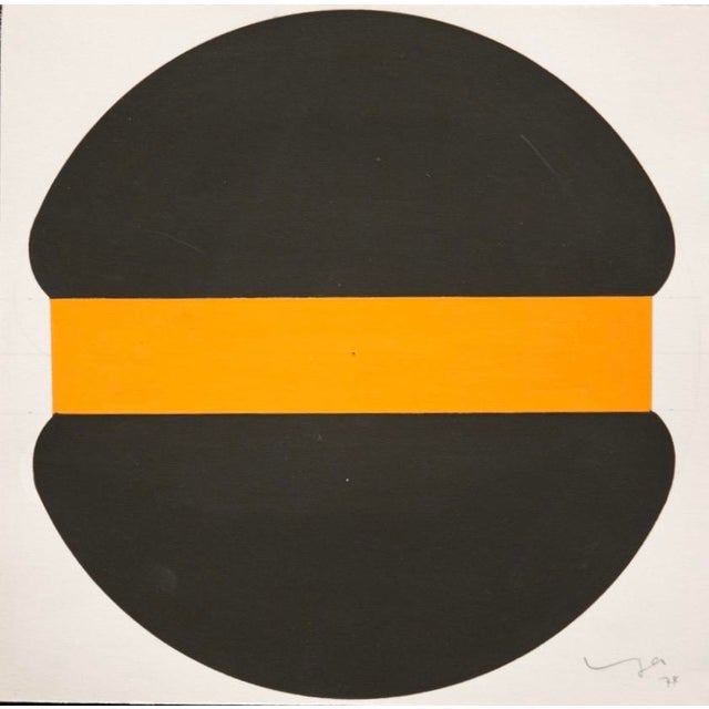 Hiroshi Yasukawa, Abstract Composition, 20th-Century, Oil For Sale - Image 6 of 7