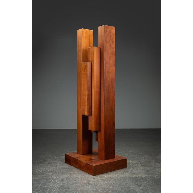 Jan Hoog, Constructivist Sculpture, Wood For Sale - Image 12 of 18
