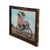 Framed Punakawan Reverse Painting Glass Bicycle Ride For Sale - Image 4 of 12