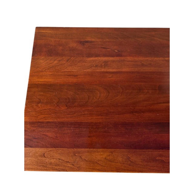 Black 1990s Ethan Allan American Impressions Night Stand End Side Table Cherry Black For Sale - Image 8 of 13