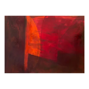 Contemporary Abstract Oil on Canvas Painting "Flag No. 2" by Paul Landauer