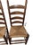 Vintage American Tall Ladder-Back Rush Seat Dining Chairs — Set of 3 For Sale - Image 10 of 11