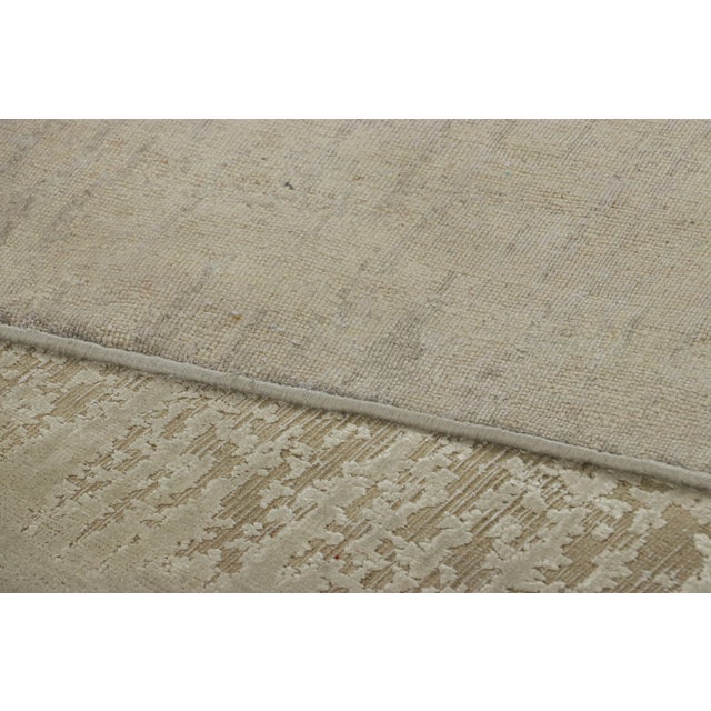 Beige Rug & Kilim’s Oversized Abstract Runner Rug in Beige-Brown Tones For Sale - Image 8 of 8