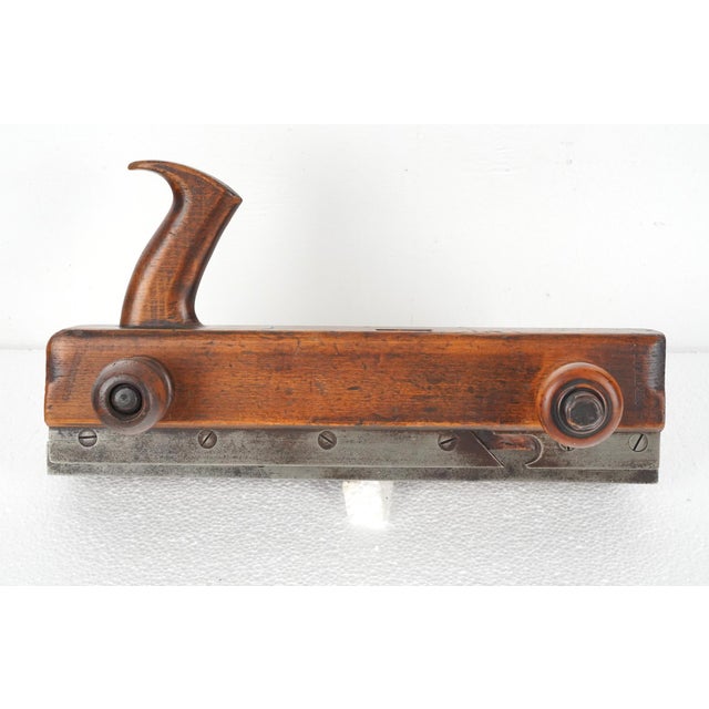 Wood Antique Wooden Plow Molding Plane For Sale - Image 7 of 9