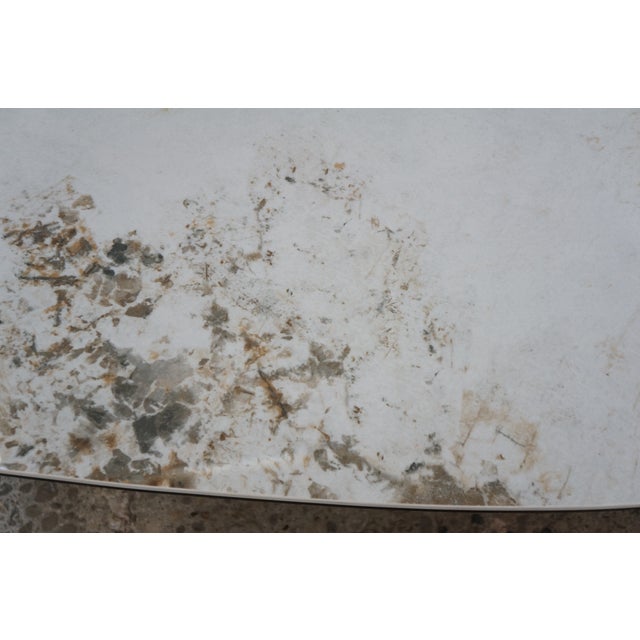 Lerin Ceramic Faux Marble Modern Contemporary Coffee Table 57" For Sale - Image 10 of 16