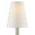 Currey & Company Ivory Fine Grasscloth Tapered Chandelier Shade For Sale