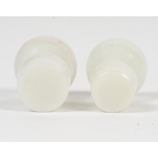 19th Century 19th Century Napoleon III Painted Opaline Stoppers, Set of 2 For Sale - Image 5 of 6