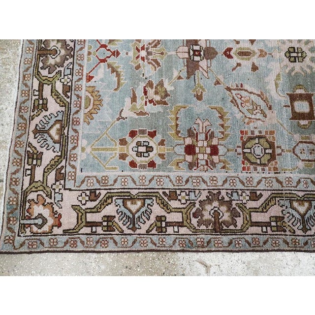Mid 20th Century Galerie Shabab Collection Mid-20th Century Persian Malayer Accent Rug For Sale - Image 5 of 7