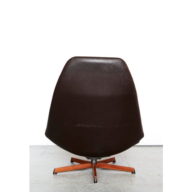 Set of MS-68 Swivel Lounge Chair and Ottoman from Madsen & Schübell, 1960s For Sale - Image 11 of 18