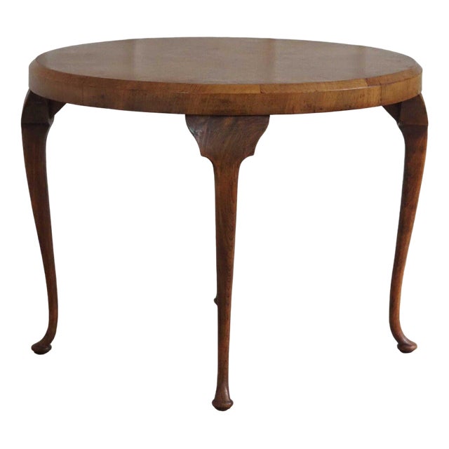 Brown Sofa Table, 1930s For Sale