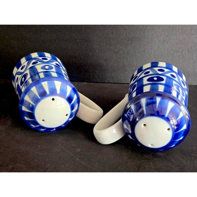 1990s Vintage Dansk Arabesque Salt and Pepper Shakers, a Pair For Sale - Image 5 of 12