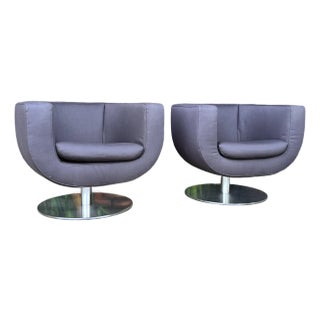 Pair of B&b Italia Tulip Chairs by Jeffrey Bernett – Made in Italy For Sale