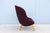 Danish Modern Simon Legald for Normann Copenhagen Hyg Lounge Chair, Maroon Wool For Sale In New York - Image 6 of 12
