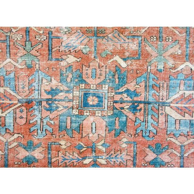 Early 20th Century Persian Heriz Rug For Sale In Chicago - Image 6 of 15