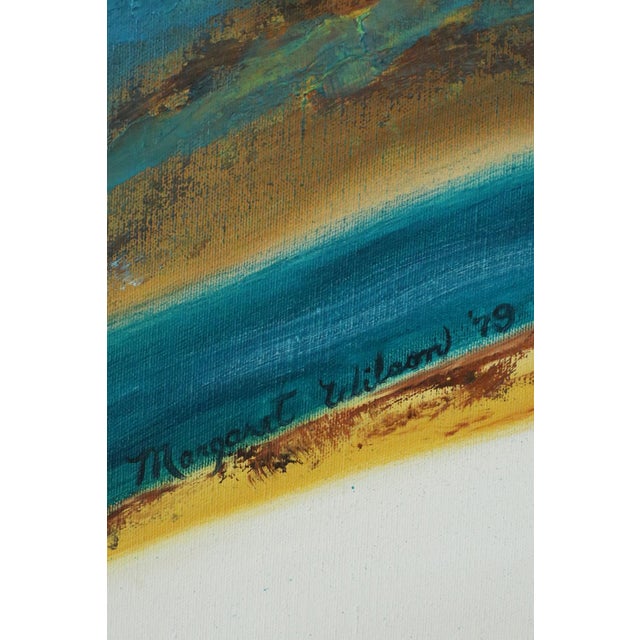 1970s Large Abstract Painting, '79 For Sale - Image 5 of 6