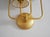 Wall Light Elevation 4 Patinated Gold and Fabric Lampshades by Aymeric Lefort For Sale - Image 17 of 18