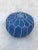 Not Yet Made - Made To Order Blue Moroccan Leather Pouf Cover For Sale - Image 5 of 9