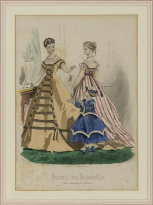 Paul Lacourière, Journal Des Demoiselles, Original Lithograph, 19th-Century
