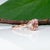 2.7Ct Cor De Rosa Morganite Ring With Earth-Mined Diamonds: Solid 14k Gold, Size 6.75 For Sale In Columbus - Image 6 of 9
