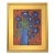 Impressionist Floral Bouquet Painting by Ruth Arenz Including the Antiqued Gold Wood Frame For Sale