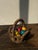 Vintage Folk Art Bottle Cap Sculptural Basket, Circa 1930s-40s For Sale - Image 15 of 15