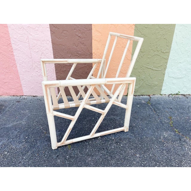 Palm Beach Regency Metal Chippendale Outdoor Dining Set - Set of 5 For Sale - Image 9 of 12