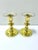 1980s Baldwin Brass Candlesticks With Glass Bobeches – Set of 6 Vintage Brass Candle Holders For Sale - Image 5 of 12