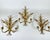 Gold Art Deco Italian Wheat Sheaf Sconces in Bronze, Florence, 1950s, Set of 3 For Sale - Image 8 of 8