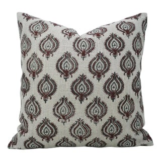 Fabdivine Floral Home Decor Cushion Cover 14x20 Inch- Uday For Sale