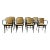 Ton Hoffmann Dining Arm Chair, Set of 4 For Sale