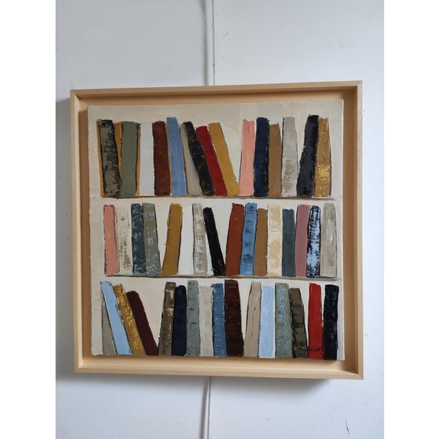 Paint Logos, Abstract Library, Contemporary Art, Framed by Sophie Dumont For Sale - Image 7 of 10