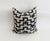 Metal Designer Abstract Linen Pillow For Sale - Image 7 of 7