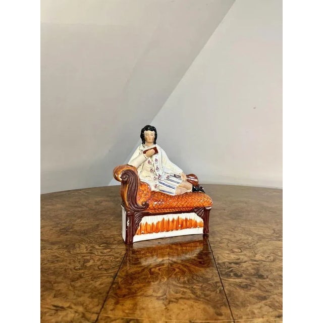 Antique Victorian Staffordshire Bookends, 1860, Set of 2 For Sale - Image 3 of 8