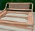 A striking and sculptural Eastern King platform bed Attributed to Roche Bobois, crafted in France and attributed to the...