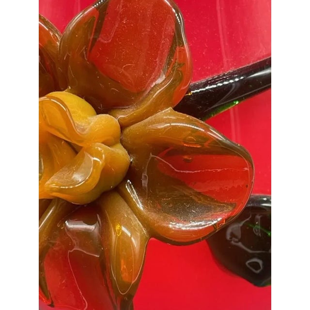 Red Murano Glass Vase, 1950s For Sale - Image 6 of 13