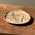 Beige Small Oval Trinket Dish or Tray in Beige Petrified Wood with Crystal Rings, d25-20.5 -3313 For Sale - Image 8 of 18